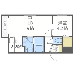 Sunny Spot(サニースポット)【1階】の間取り