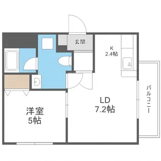 FLAN CASA(フランカーサ)【2階】の間取り