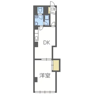 セントラルコーポ【604号室】の間取り