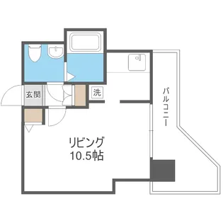 レジディア札幌駅前【15階】の間取り