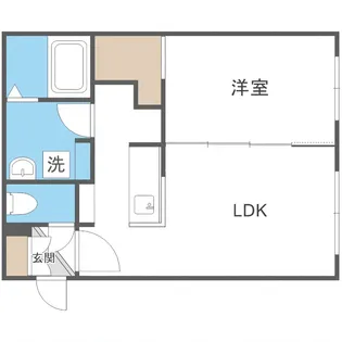 Aster月寒西Ⅱ【3階】の間取り