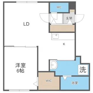 ビルゴ南平岸Ⅱ【4階】の間取り
