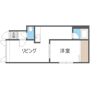 グリーンハイツ【102号室】の間取り