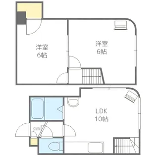 パルコート澄川【108号室】の間取り