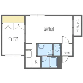 シビテックハイツ【203号室】の間取り