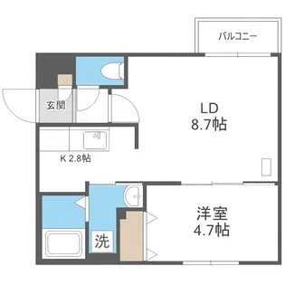 Duren(デューレン)【3階】の間取り