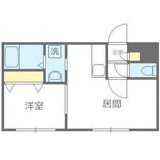 カハラ白石【4階】の間取り