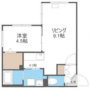 Belle Fleur(ベルフルール)【1階】の間取り