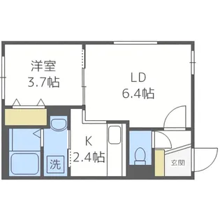 Ferien(フェリエ)【4階】の間取り