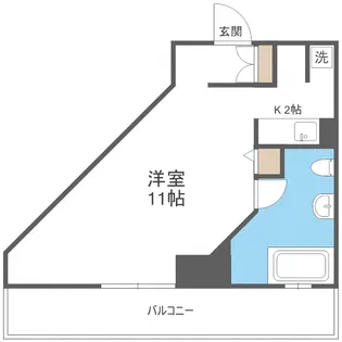 AMSTOWER南6条【12階】の間取り
