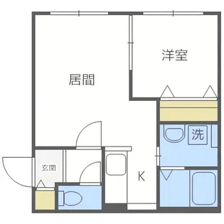 Lux Maison平岸(ラクスメゾンヒラギシ)【4階】の間取り