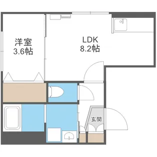 クロスルーチェ(CROSS LUCE)【2階】の間取り