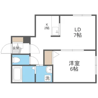 メゾンエスポワール【4階】の間取り
