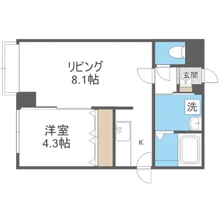 ディスティニーⅡ【5階】の間取り