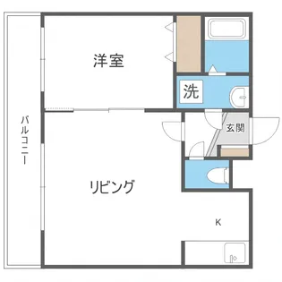 パティオ竹善(たけぜん)【3階】の間取り