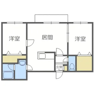 コンフォート【301号室】の間取り