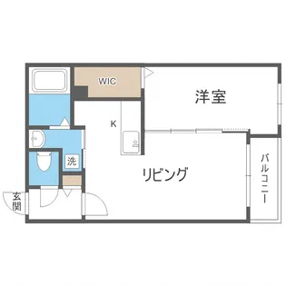 ビッグレジデンス中島公園【2階】の間取り