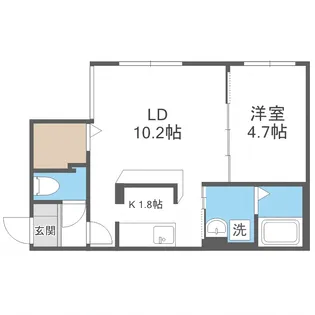 ORCHARD本通【3階】の間取り