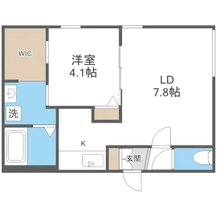 HEIMAT TOYOHIRA (ハイマート 豊平)【4階】の間取り