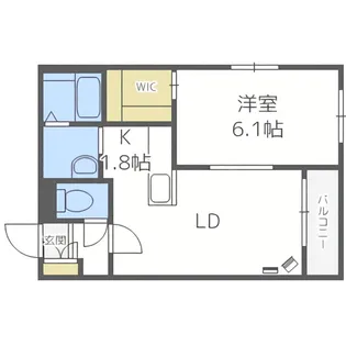 ル・ファール行啓通【2階】の間取り