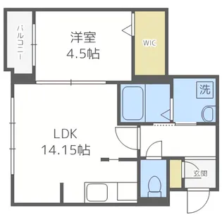 プレジオS11【0401号室】の間取り