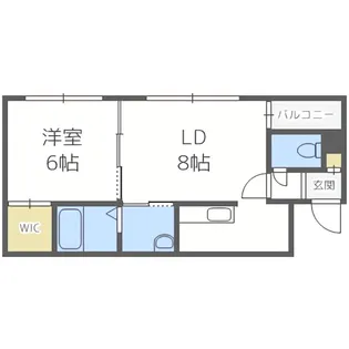 A BOND月寒東 B棟【4階】の間取り