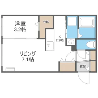 カーサAT豊平公園サード【4階】の間取り