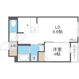 アルファスクエア福住2条【312号室】の間取り