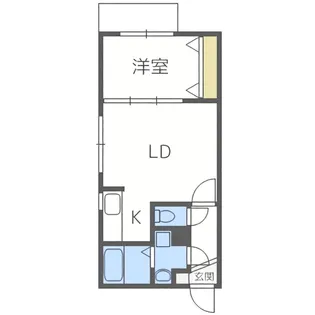 メイプルメゾン創成川公園【3階】の間取り