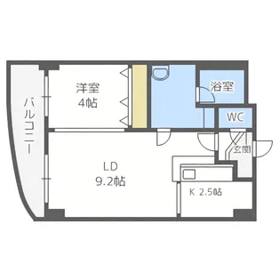 グランカーサ永山公園通 west【5階】の間取り