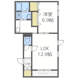 アヴァンツァーレ【411号室】の間取り