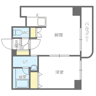 ハイコートN1【2階】の間取り