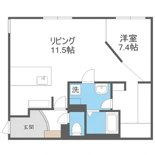 RESIDENCE SAPPORO T9【3階】の間取り