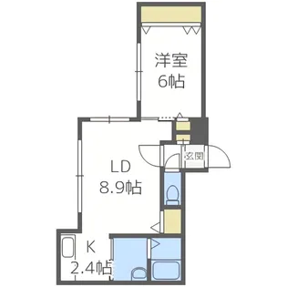 Reve Hiragishi【2階】の間取り