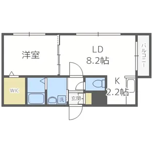 Reve Hiragishi【4階】の間取り