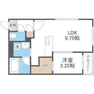 GLACIER東札幌(グレーシア東札幌)【3階】の間取り
