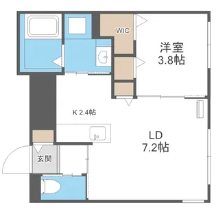 インフィニティ東札幌【2階】の間取り