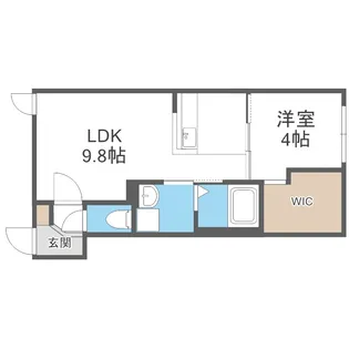 シティプレミア南郷13丁目【4階】の間取り
