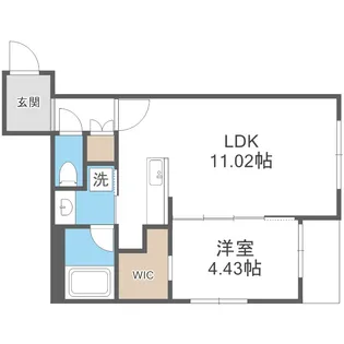 ラ・シュエットドルチェ【4階】の間取り