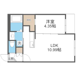 ラ・シュエットドルチェ【4階】の間取り