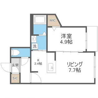 Balboni Sette(バルボーニセッテ)【4階】の間取り