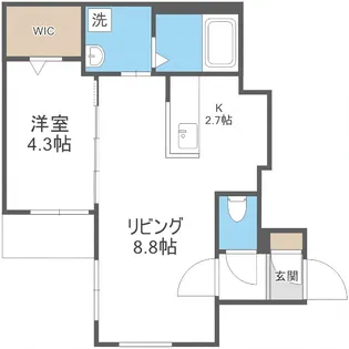 Balboni Sette(バルボーニセッテ)【5階】の間取り