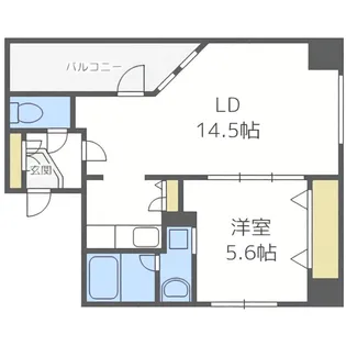 SEIRA豊平【8階】の間取り