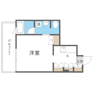 ラフィネタワー札幌南3条【3階】の間取り
