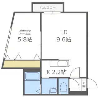 ANAX NORD5【4階】の間取り