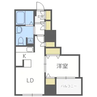 REGALO菊水二条【8階】の間取り