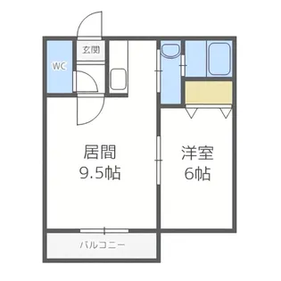 REGALO南郷【4階】の間取り