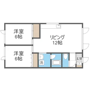 ハイツ本郷通【103号室】の間取り
