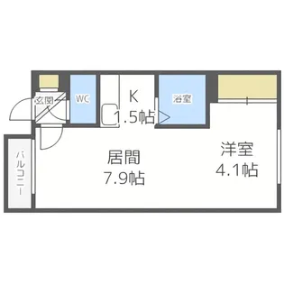 カサデューク澄川82【301号室】の間取り
