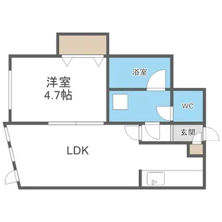KAZU本通(カズホンドオリ)【2階】の間取り